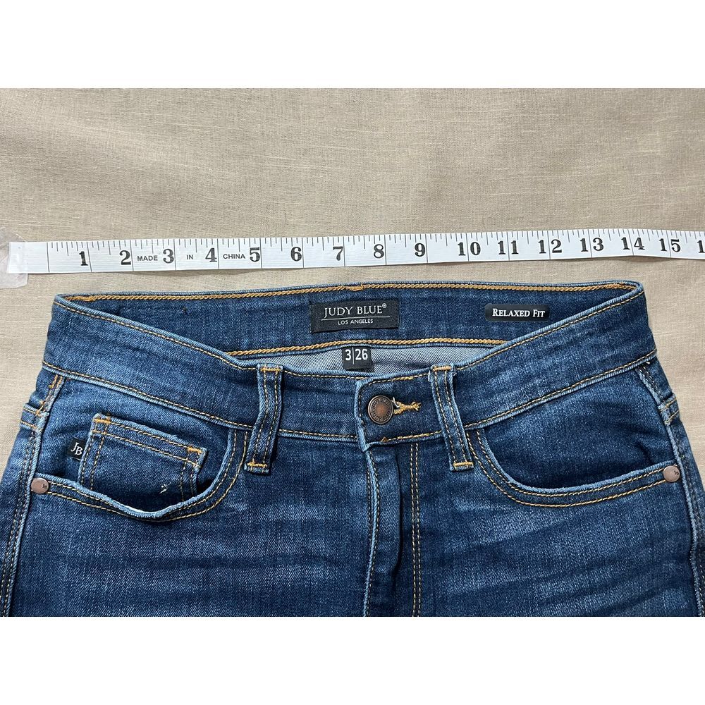 Judy Blue Los Angeles Womens Relaxed Fit Jeans, Size‎ 3 / 26 - Picture 3 of 7